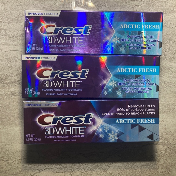 Crest Other Crest 3d White Toothpaste Arctic Fresh 3 Pack Exp 224